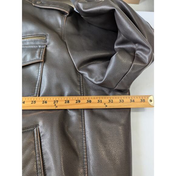 Levi's Black Leather Jacket - Picture 9 of 11